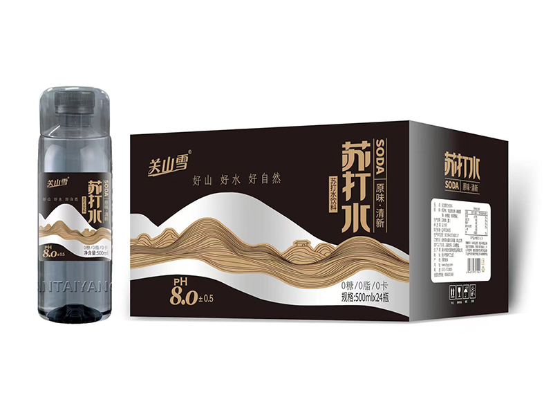 关山雪原味苏打水饮料500ml*24瓶装